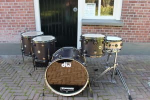 DW Drums set Satin Oil